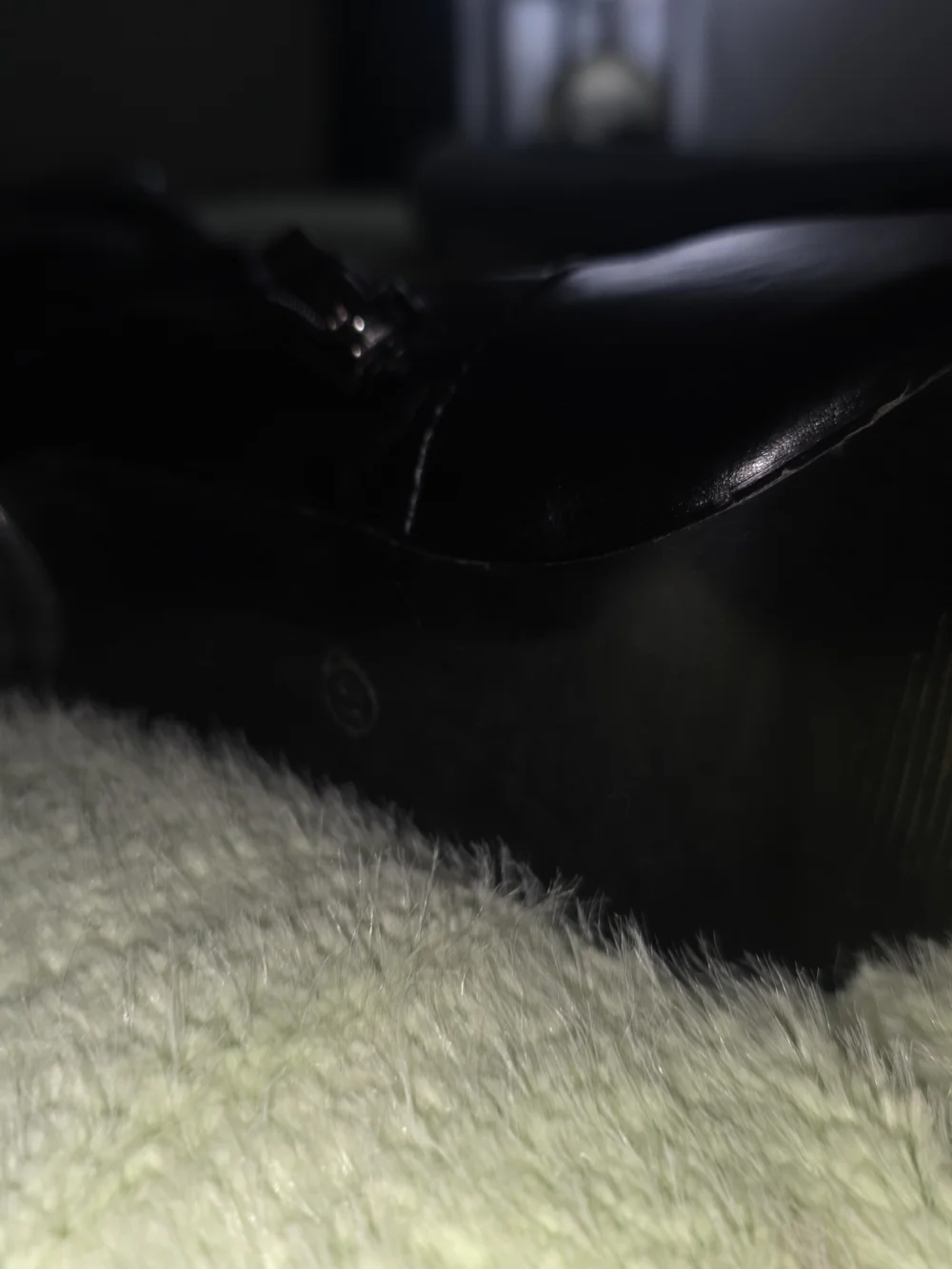 Brand New Black Over-the-Knee Slouch Stiletto Boots